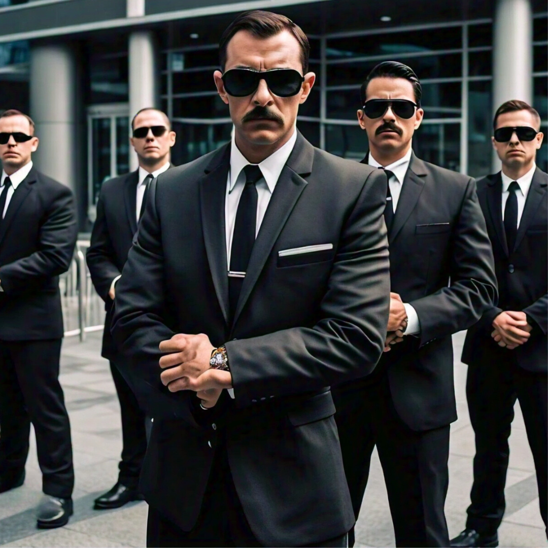 Men in Black costume