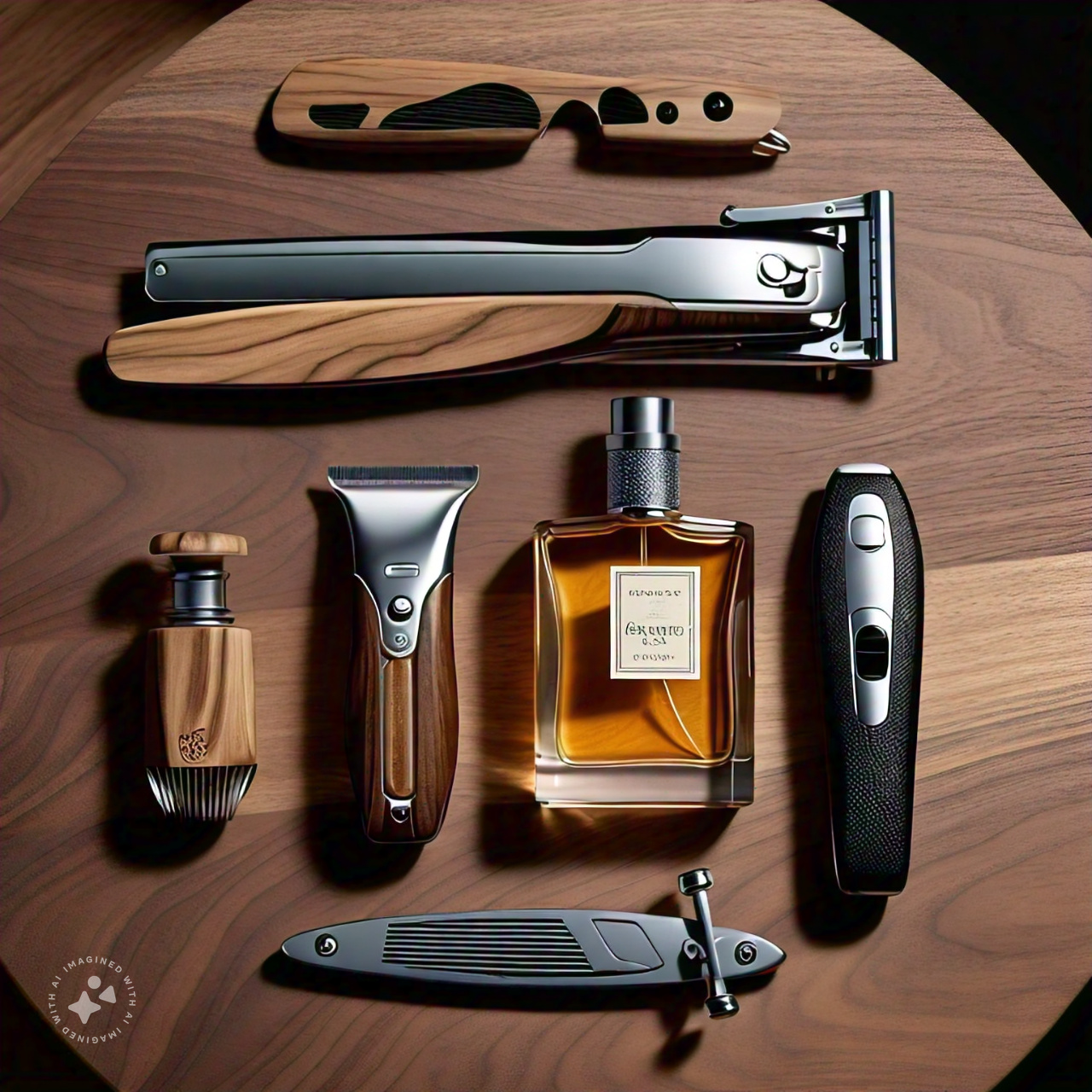 grooming accessories including facial hair fragrance