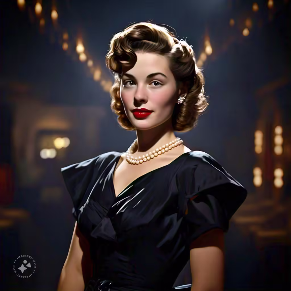 a woman dressed in a 1950s style 1