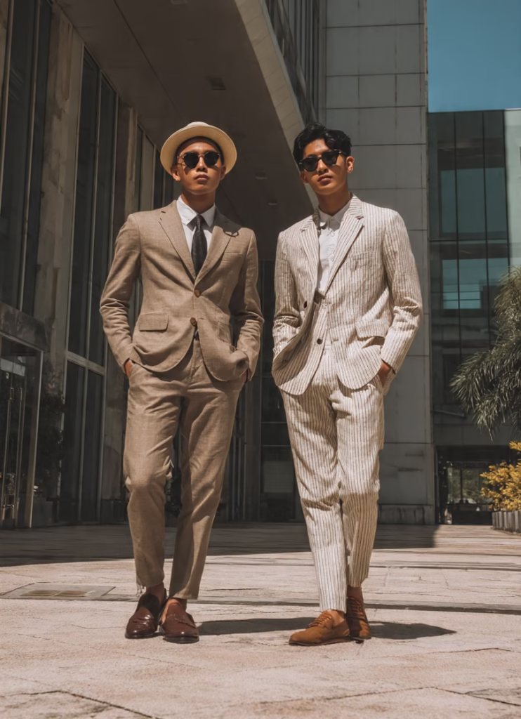 stylish men in affordable yet trendy formal